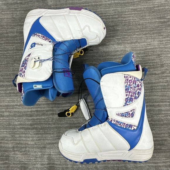 Burton Snowboard Boots Mint Imprint 1 True Fit White Womens Size 7.5 - Picture 5 of 14